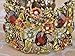 Alilang Antique Hollow Vintage Floral Topaz Crystal Rhinestone Flower Garden Bracelet Bangle Cuff