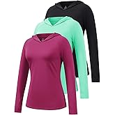 Xelky Women's Hoodie Long Sleeve Sun Shirts Lightweight UV Protection Hooded Shirt Athletic Hoodie with Thumb Hole