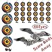 Bird Repellent Discs - Scare Birds Away 48pcs Bird Scarer Eyes Double Sided Keep Birds Away Disks - Keep Birds Woodpecker Pigeon Away from Repellent Disks primary