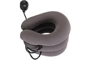 Kokiya 3 Layer Neck Stretcher,Neck Cervical Collar,Inflatable Portable Personal Use,Traction Equipment for Office,Car,Travel,