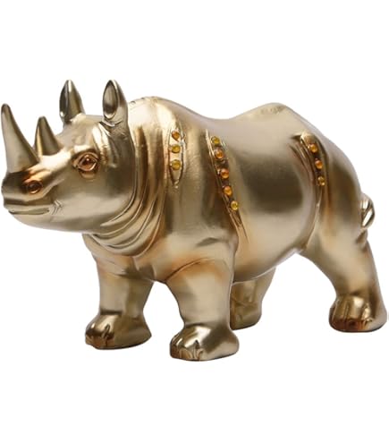 銅製 泥金 犀牛 置物 賞物 極細工 美術品 極美品 24cm x 高11cm 銅製 泥金 犀牛 置物 賞物 極細工 美術品 極美品 24cm x 高