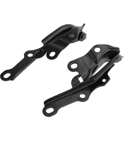Hood Hinges For Toyota Venza 2009-2017 – Pair Of Front Bonnet Brackets Silver Tone, Replaces OE 534100T010/534200T010