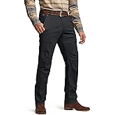 CQR Men's Motion Utility Casual Pants, Regular Fit Lightweight Work Pants, Water Resistant Outdoor Stretch Pants with Pockets