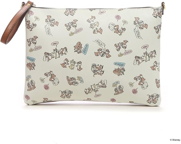 Amazon サマンサタバサ カラーズバイジェニファースカイ Disney チップ デール クラッチ ギフトラッピング可 ショップバッグ付き クラッチバッグ Samantha Thavasa Colors By Jennifer Sky バッグ ディズニー サマンサ キャメル クラッチバッグ