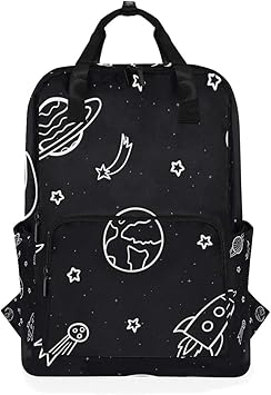 black galaxy backpack