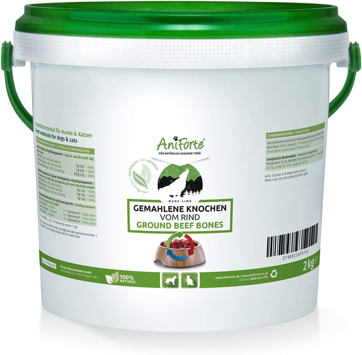 high calcium dog food