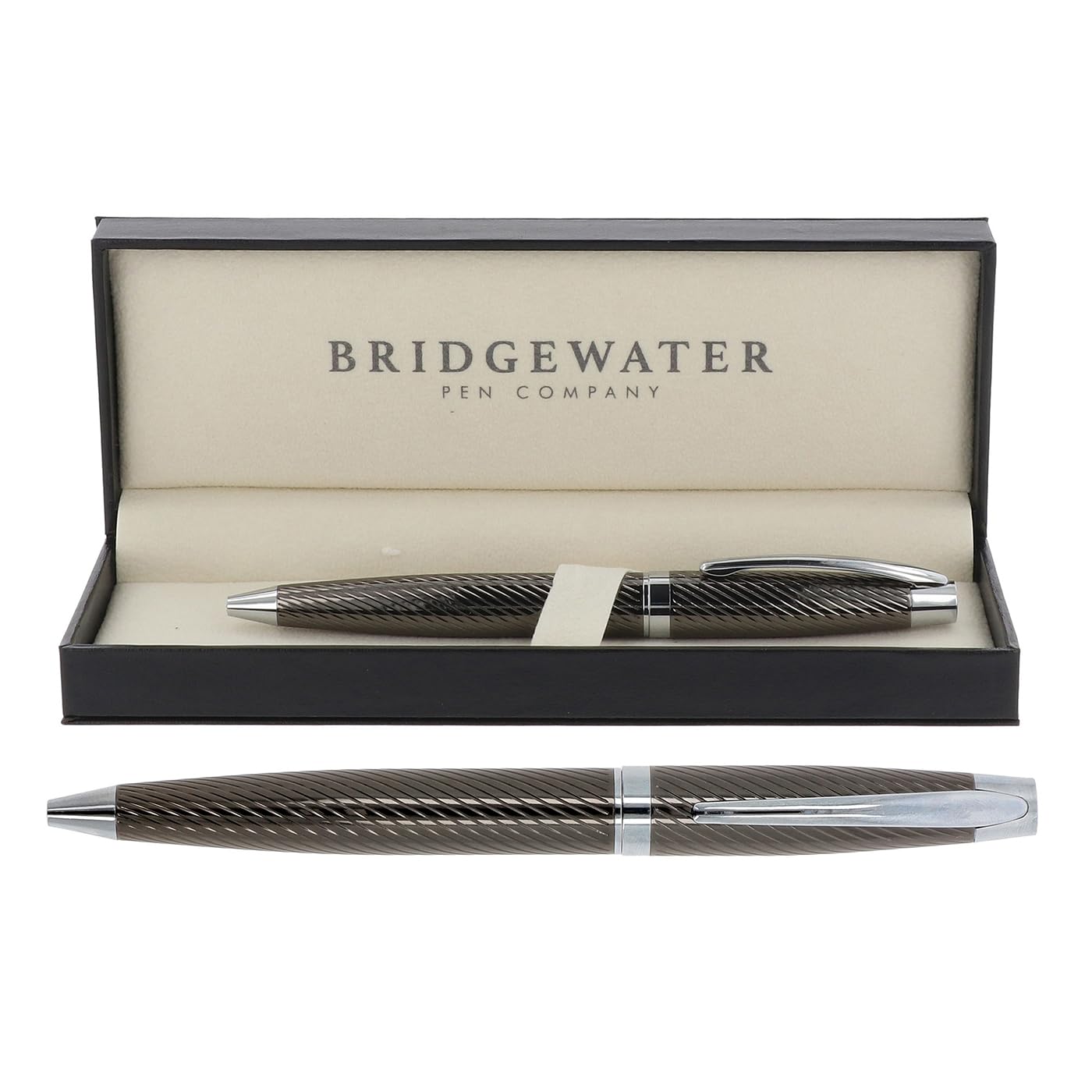Bridgewater Pen Company Executive Ball Point Pen Collection, Boxed & Sleeved (Lancaster, Gunmetal) — image 1