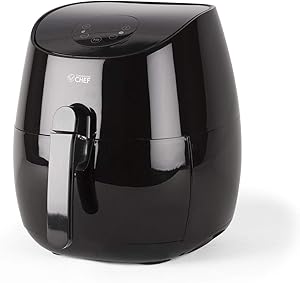 Commercial Chef CHAF35B Air Fryer, 3.5 Liter, Black