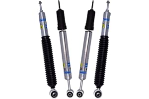 Bilstein 5100 Series Set of Front and Rear Shocks fits 2007 2009 4Runner FJ Cruiser 4WD with 0-2.5 Inch Front Lift and 0.5-2.5 Inch Rear Lift - Improves Ride Quality - Includes TrendsAuto Decal