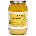 Barosi Premium A2 Cow Ghee 1 Litre | A2 Danedar Desi Ghee | Churned from Curd with Bilona Method | Pure & Aromatic | Organic, Farm Made in Small Batches | Glass Jar