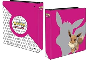 Ultra Pro:-Pokemon Eevee Trading Card Game, 3 Ring Album Holds 9 Pocket Pages, Durable