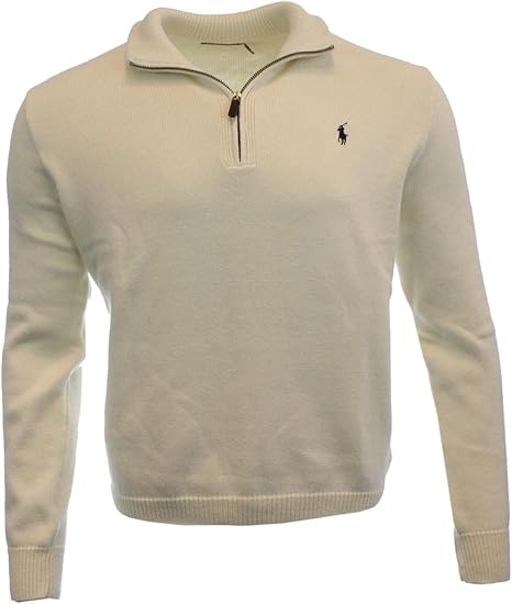 ralph lauren half zip jumper black