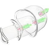 Healeved Salon Cupping Cups Set Transparent Vacuum Suction Therapy Devices for Home and Beauty Salon Use Lightweight Portable Massage Cupping Set for Joint Relief and Blood Circulation