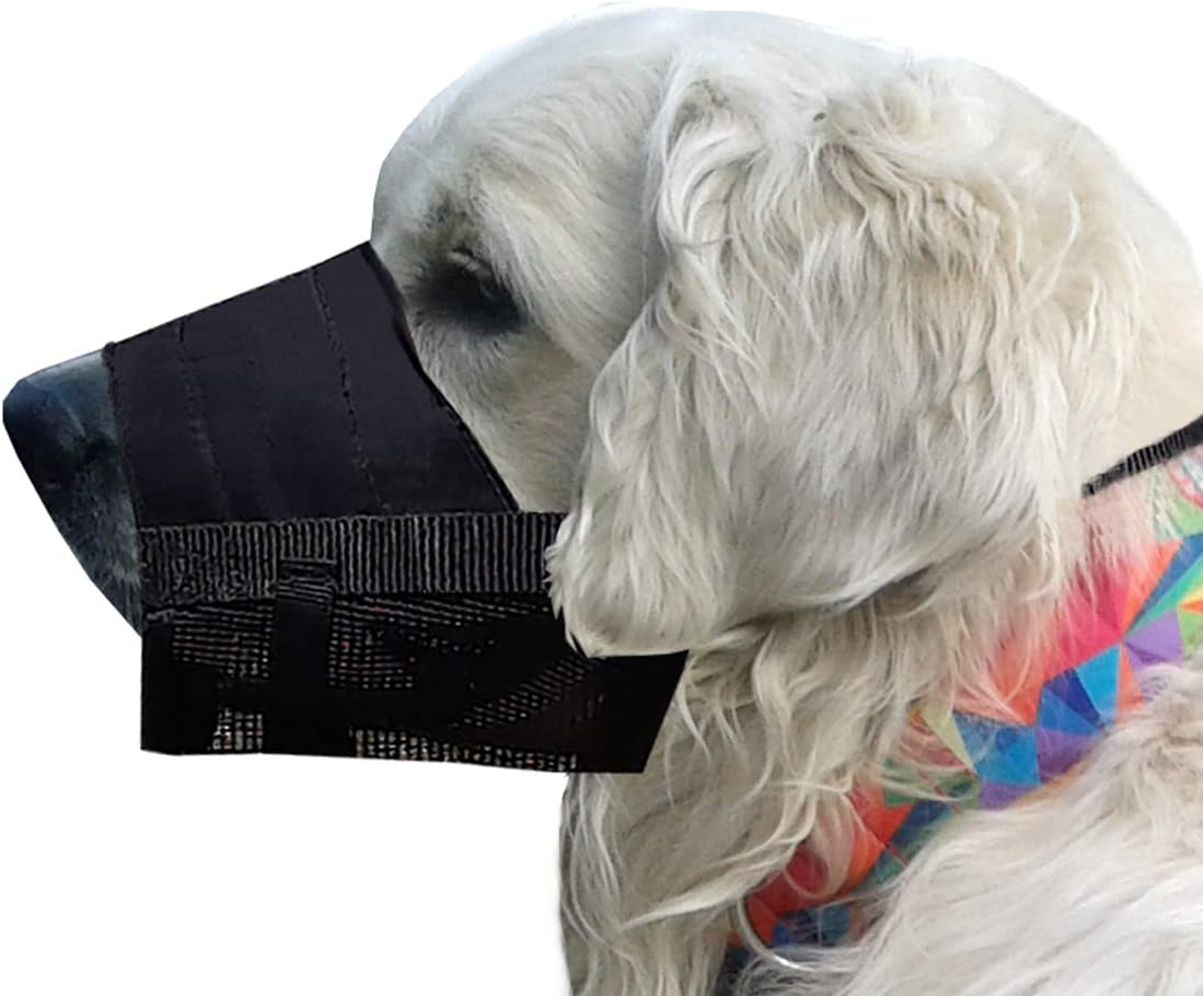 Dingo Nylon Muzzle for Doberman, Retriever, The Giant Schnauzer, Staffordshire Terrier, Medium Breeds 16775