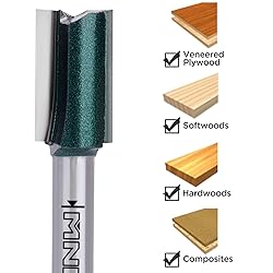 MNA 15/32" (Dia.) Double Flute Straight Bit with