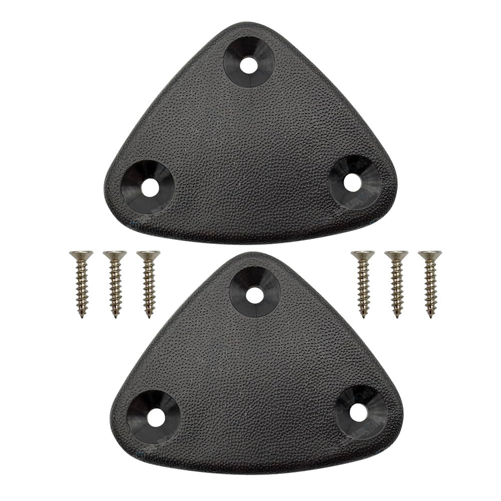 Photo 1 of Sun Visor Delete Blank Plates for Chevrolet Camaro Pontiac Firebird 1970-2002 Black Plastic