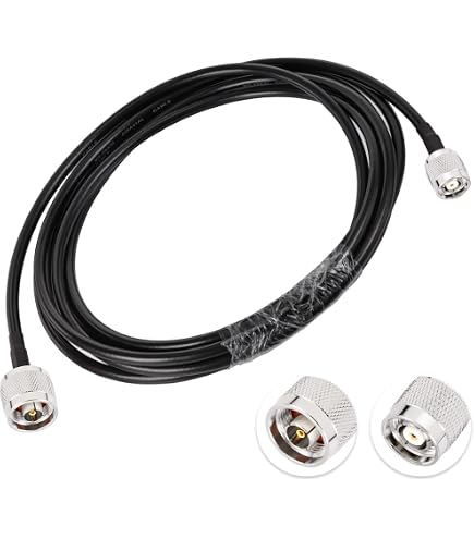 Eonvic GPS Whip Antenna Pole Mount Cable 5M - TNC Male For Trimble Topcon Leica