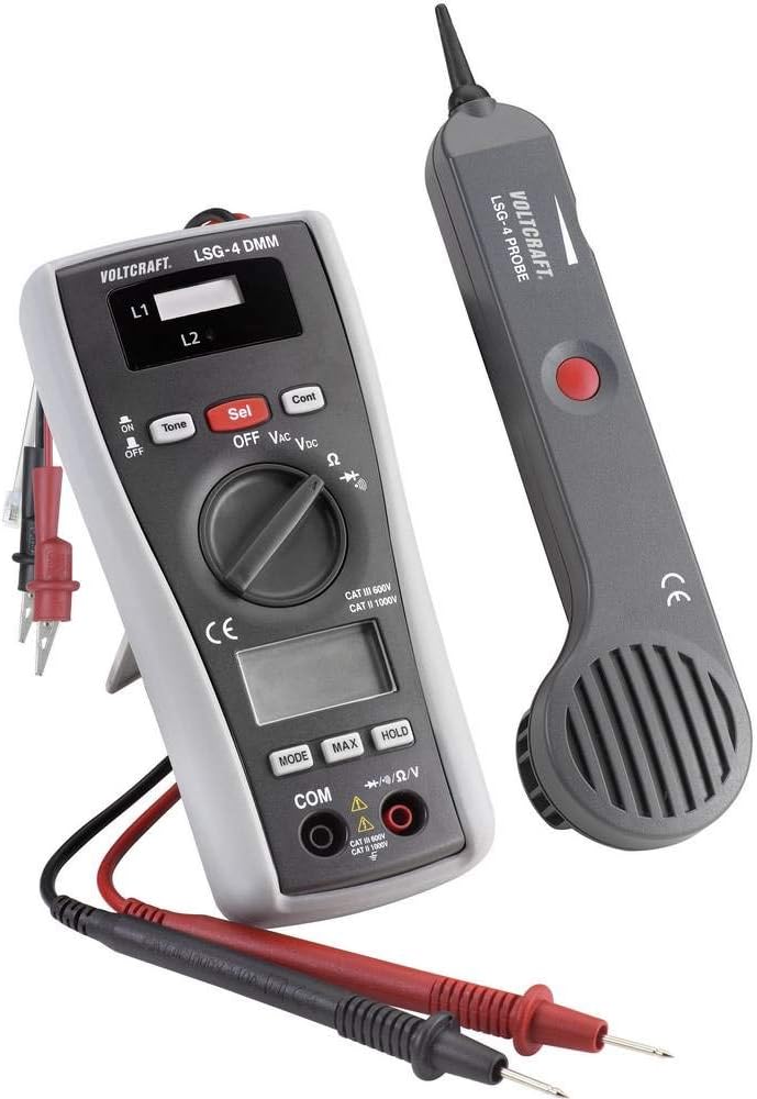 VOLTCRAFT Tester LSG-4 Digital Multimeter with Sound Generator & Inductive Receiver for Electric Circuit Testing Battery Powered - Image 4