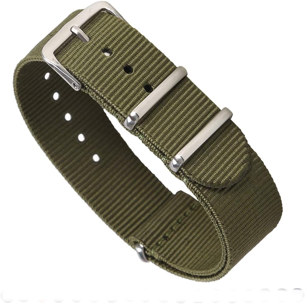 Nylon Watch Bands,OWNITOW Canvas Fabric Ballistic Nylon Watch Straps - Widths 16mm 18mm 20mm or 22mm 24mm
