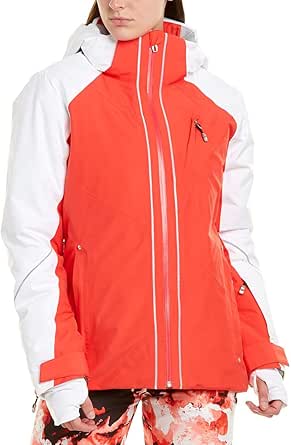 spyder white ski jacket