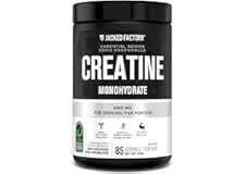 Jacked Factory Creatine Monohydrate Powder 425g - Creatine Supplement for Increased Muscle Mass*, Improved Strength, Power, &