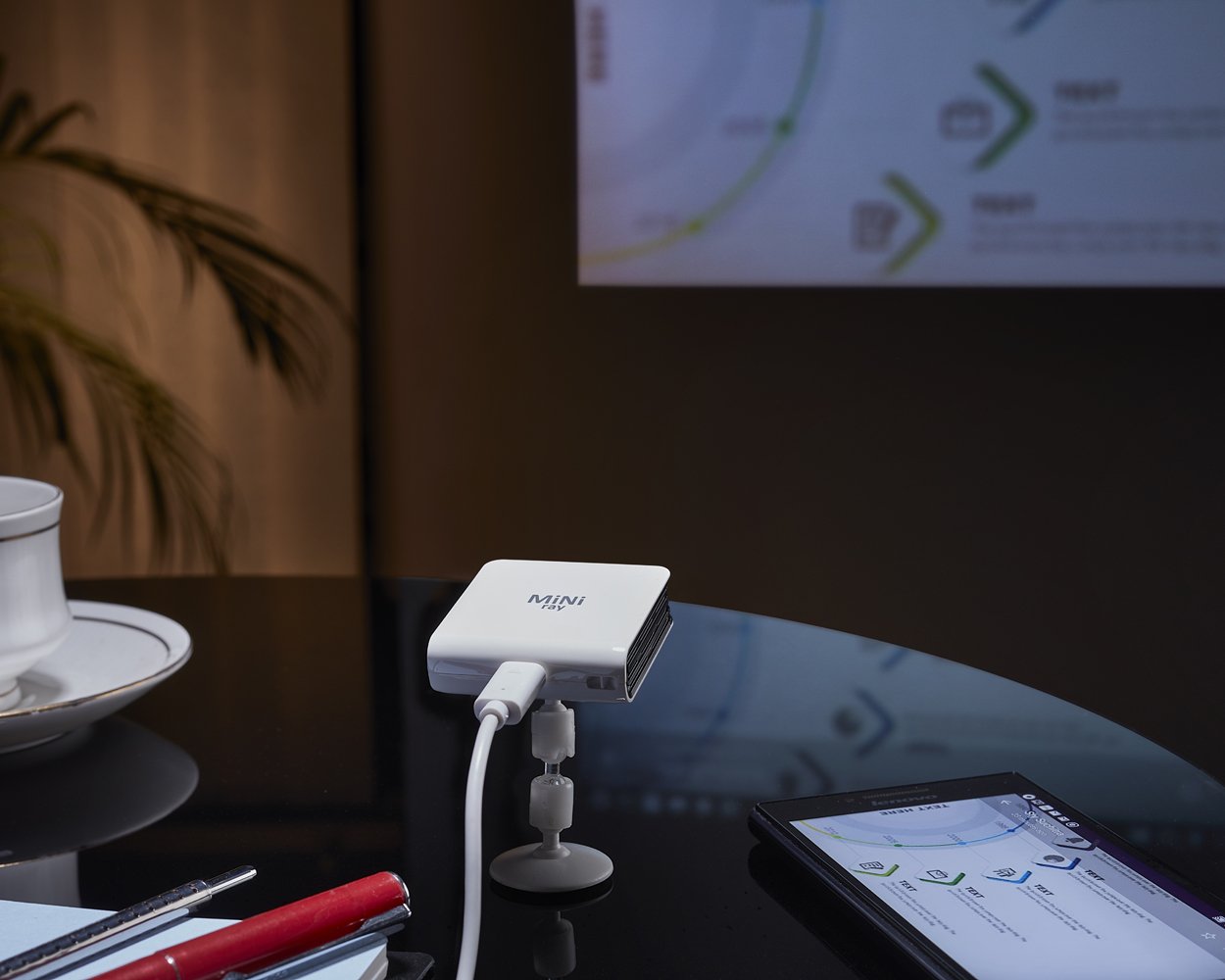 Mini Ray Pocket Smallest Mobile Projector White Buy Online In Saint Vincent And The Grenadines At Saintvincent Desertcart Com Productid