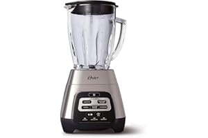 Oster Texture Select Master Series Blender with 6-Cup Glass Jar, Chrome