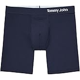 Tommy John Men’s Trunk 6" Underwear - Supima Cool Cotton Boxers with Supportive Contour Pouch - Cool, Dry Pima Cotton Blend