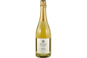 Missing Thorn Classic Sparkling White Alcohol-Removed Wine by Aaron Pott- Sip Clean Non-alcoholic wine with Tropical Fruit Notes - Low Sugar, Vegan, Gluten-Free, 30 Calories per 5oz.