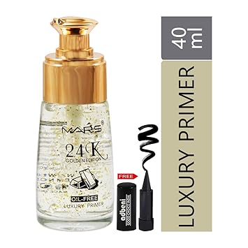 Mars 24K Gold Luxury Primer Oil-Free-58626 with Adbeni Kajal
