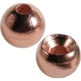 Temorah 25 Pack 27 Colors 1.5-6.4mm Cyclops Tungsten Beads for Fly Tying