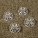 Set of 4 Top Hat Bell Style Guitar Speed Knobs Transparent Crystal Clear