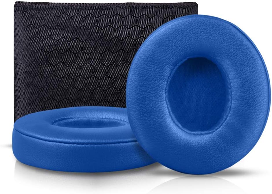 Earla Tech Replacement Earpads for Beats Solo 2.0 Wired Headphone, Ear Cushion for Beats Solo 2.0 Wired On Ear Headphone (Blue)