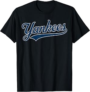 Yankees Vintage Retro Style Tee, Classic 70s & 80s Yankees T-Shirt