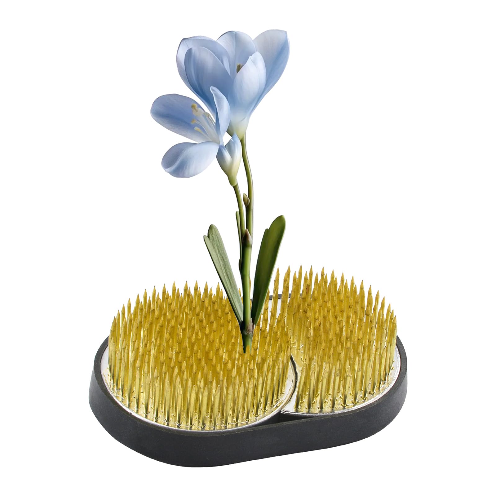 CRAFFANCY Flower Frog, 1 Set Flower Holders, Sun & Moon shaped Ikebana Kenzan Flower Arranging Bases, Floral Pin Frog For Floral Arrangement Art Home Office Decoration