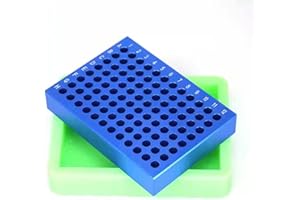 LICHEN COTTAGE Aluminum Cooling Block - PCR Plate Cooler ，96-Well for 0.2 mL Tubes, Strips or 96-Well Plates (96-Well)