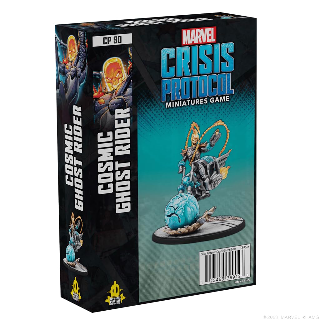 Atomic Mass Games Marvel: Crisis Protocol Cosmic Ghost Rider Character Pack - Embrace The Power Cosmic! Tabletop Superhero Game, Ages 14+, 2 Players, 90 Minutes Playtime, Made