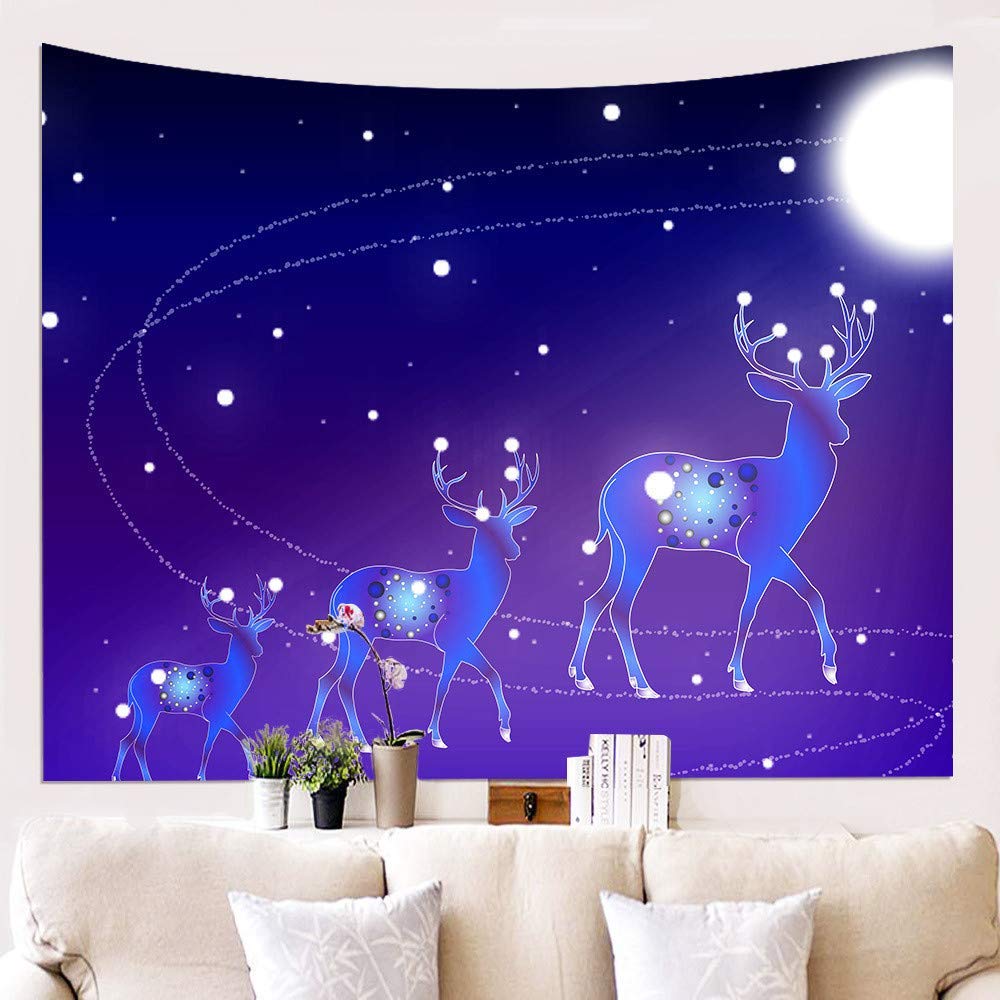 ホームウォールクロスハングクロス星空の背景布絵画タペストリー壁の装飾150 寝室用タペストリー 壁掛けタペストリー 0センチ 12 B07pq6bk38 アクセサリー 特別送料無料