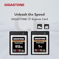 GIGASTONE 512GB Camera Ultimate Pro CFexpress Card