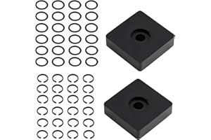 lasuroa 24 Sets 3/8 Inch Impact Retaining Ring Clip Impact Friction Rings with O-Ring, Including 2 Retainer Ring Anvil Instal