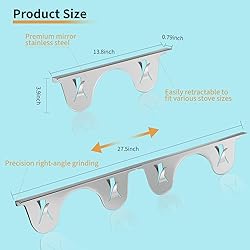 Stove Gap Covers Stainless Steel, 2 Pack, Stove Gap
