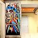JESC Wall Painting Canvas Painting Native American Girl Feathered Women Modern Indian Girl for Hallway Living Room Bedroom Only Decor Luxury Wall Framed Ready to Hang (12x18inchx3)