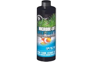 MICROBE-LIFT Nite-Out II Aquarium Bacteria for Start-up, Instantly Cycle Aquariums, Add Fish on Day 1, Rapid Ammonia and Nitrite Reducer for Freshwater & Saltwater Fish Tank, 16 Ounces (NITEH16)