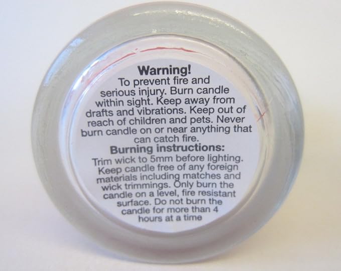whicksnwhacks 50 Small Candle Making WARNING SAFETY Burning Labels