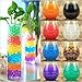 LOVOUS 12 Colors Water Beads, Crystal Soil Water Bead Gel, Wedding Decoration Vase Filler - Furniture Decorative Vase Filler, All Occasion Table Centerpiece Decorations 3000 pcs (Red)