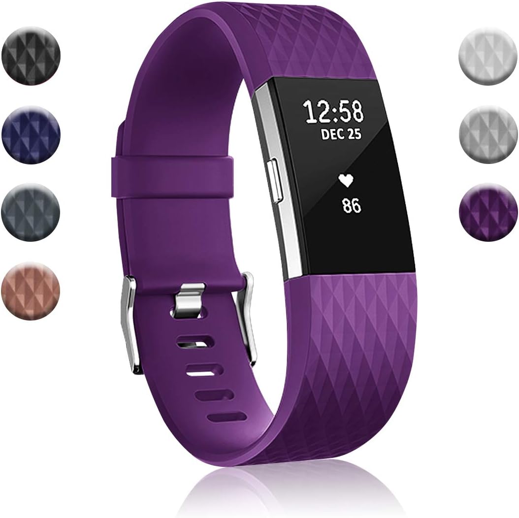 Fundro Replacement Bands Compatible with Fitbit Charge 2