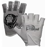 Fish Monkey Stubby Guide Glove, Enhanced-Grip Sun Protection Fishing Glove