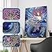 5D Diamond Painting DIY Special Shape Diamond 2 Piece Set Elf and Mermaid Picture Crystal Diamond Painting Adult or Child Handmade Hibah