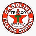 Texaco Filling Station Window Bumper Sticker Decal 5"