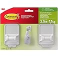 Command Spray Bottle Hangers, 2 Pack, White, Holds up to 32 fl oz, 2-Hangers, 4-Strips, Organize Damage-Free